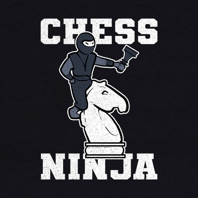 Chess Ninja Teacher Chessboard Grand Master Gift by amango